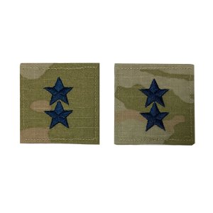 Space Force Officer Rank Insignia Embroidered on OCP with Hook: Major General