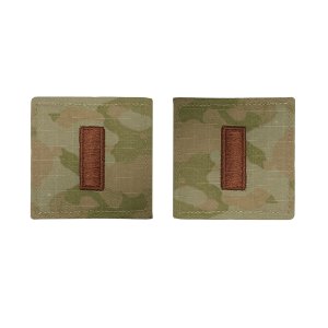 Space Force Officer Rank Insignia Embroidered on OCP with Hook: Second Lieutenant