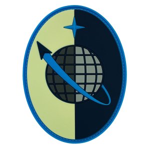Space Force PVC Patch: 12th Delta Operations Squadron with hook