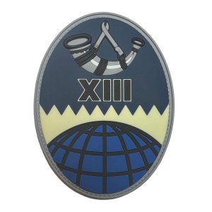 Space Force PVC Patch: 13th Space Warning Squadron with hook