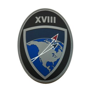 Space Force PVC Patch: 18th Space Defense Squadron with hook