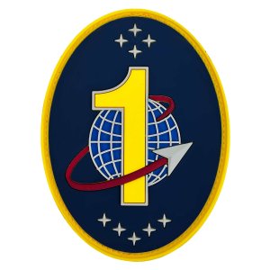 Space Force PVC Patch: 1st Range Operations Squadron with hook