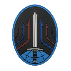 Space Force PVC Patch: 1st Test and Evaluation Squadron with hook