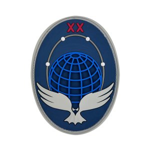 Space Force PVC Patch: 20th Space Surveillance Squadron with hook