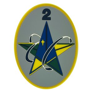 Space Force PVC Patch: 2nd Range Operations Squadron with hook