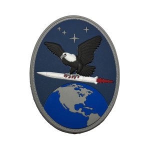 Space Force PVC Patch: 2ND Space Warning Squadron with hook