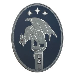 Space Force PVC Patch: 61st Cyberspace Squadron with hook