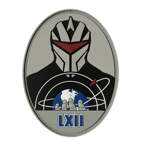 Space Force PVC Patch: 62nd Cyberspace Squadron with hook