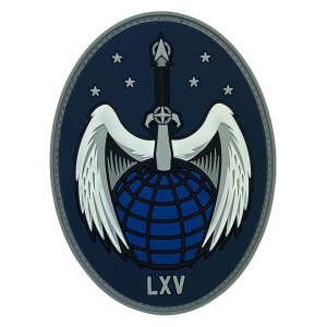 Space Force PVC Patch: 65th Cyberspace Squadron with hook