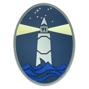 Space Force PVC Patch: 6th Space Warning Squadron with hook