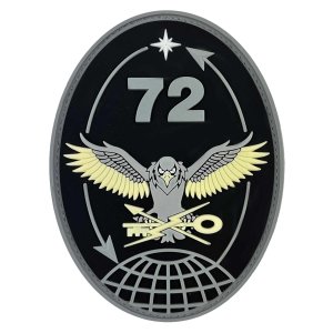 Space Force PVC Patch: 72nd Intelligence, Surveillance and Reconnaissance Squadron with hook