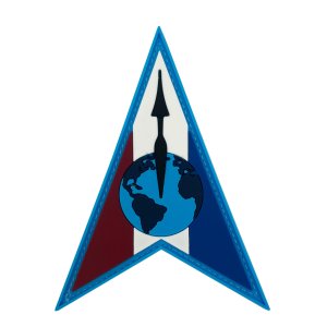 Space Force PVC Patch: Space Delta 1 with hook