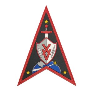 Space Force PVC Patch: Space Delta 15 with hook