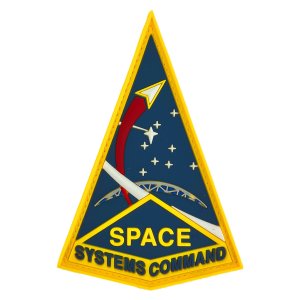 Space Force PVC Patch: Space Systems Command with hook