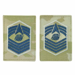 Space Force Rank: Chief Master Sergeant, OCP with Hook