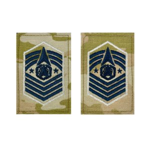 Space Force Rank: Chief Master Sergeant of Space Force, OCP with Hook
