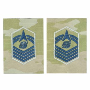 Space Force Rank: Senior Master Sergeant, OCP sew-on