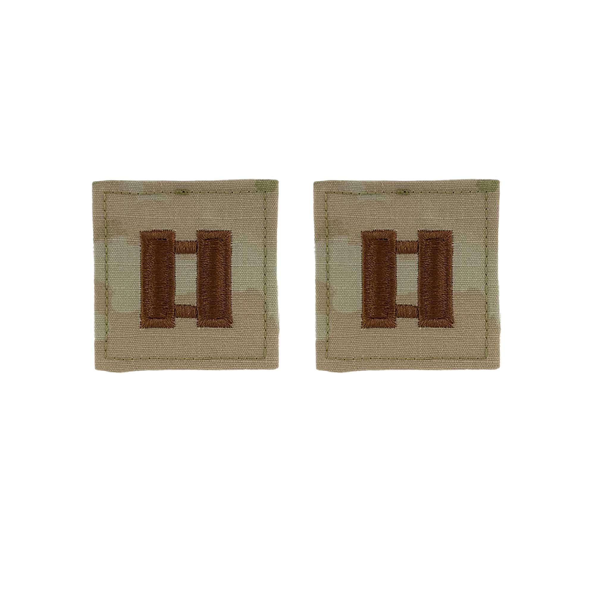 Picture of US Air Force Officer Rank Embroidered Ocp with Hook Officer Rank Insignia Captain