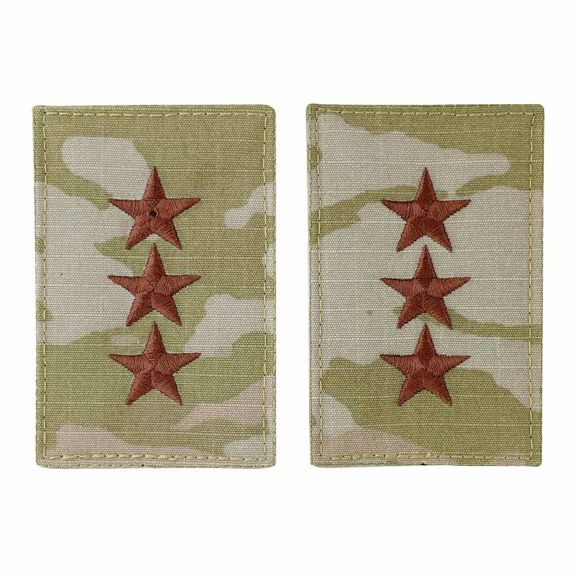Picture of US Air Force Officer Rank Embroidered Ocp with Hook Officer Rank Insignia Lieutenant General