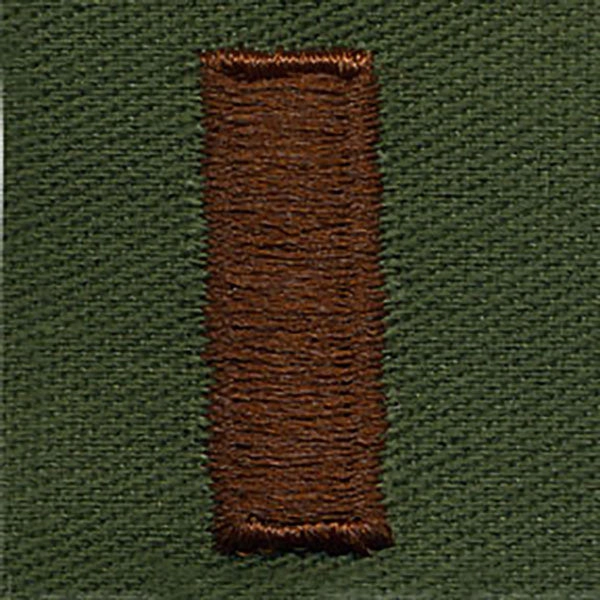 Picture of US Air Force Officer Rank Embroidered Rank Second Lieutenant: Subdued Fatigue (Non-Refundable)