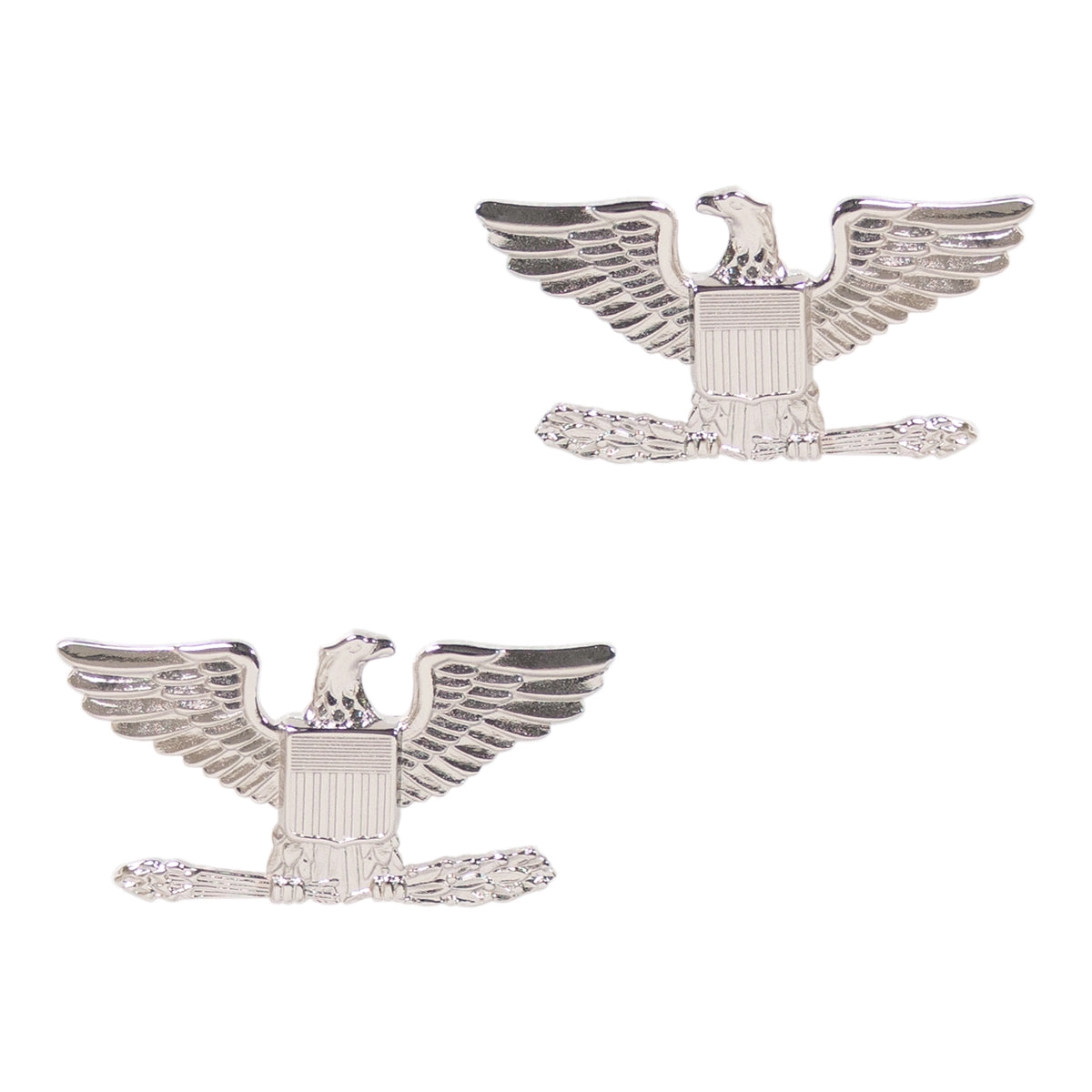 Picture of US Air Force Officer Rank Rank Insignia Colonel: Nickel Plated