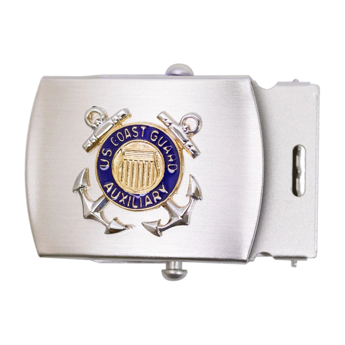 Picture of US Coast Guard Auxiliary Belts Auxiliary Buckle Satin Silver