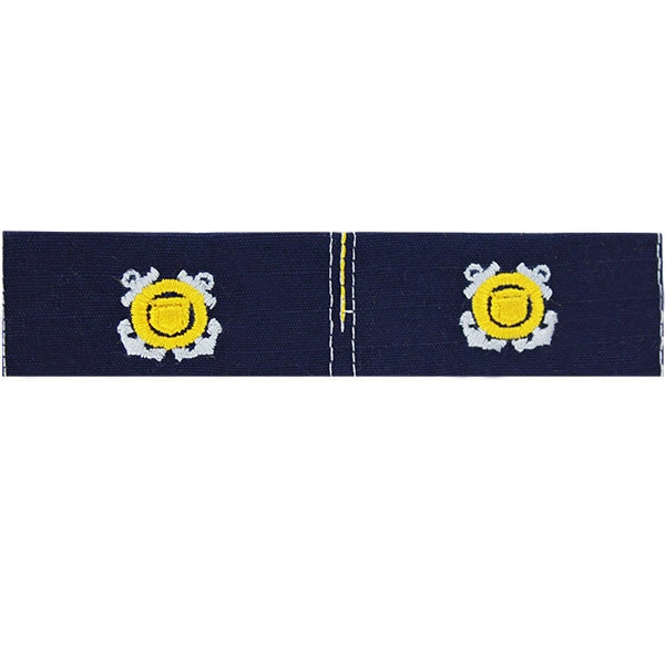 Picture of US Coast Guard Auxiliary Shoulder Boards Auxiliary Collar Devicemember: Ripstop Fabric