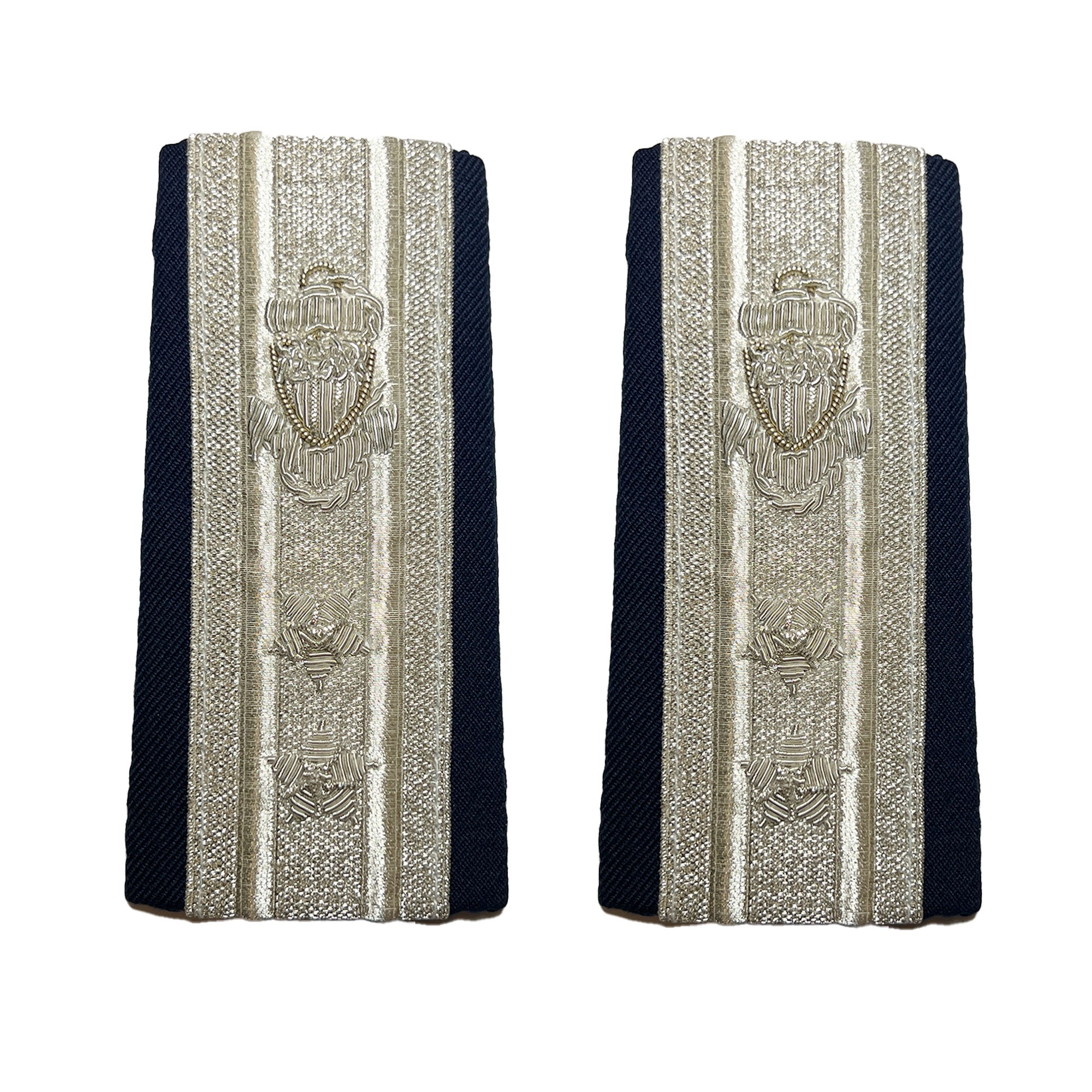 Picture of US Coast Guard Auxiliary Shoulder Boards Auxiliary Enhanced Shoulder Boardnavco and Narco: 2 Star
