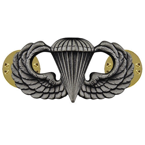Picture of US Navy Badges Basic Parachutist: Regulation Size Oxidized