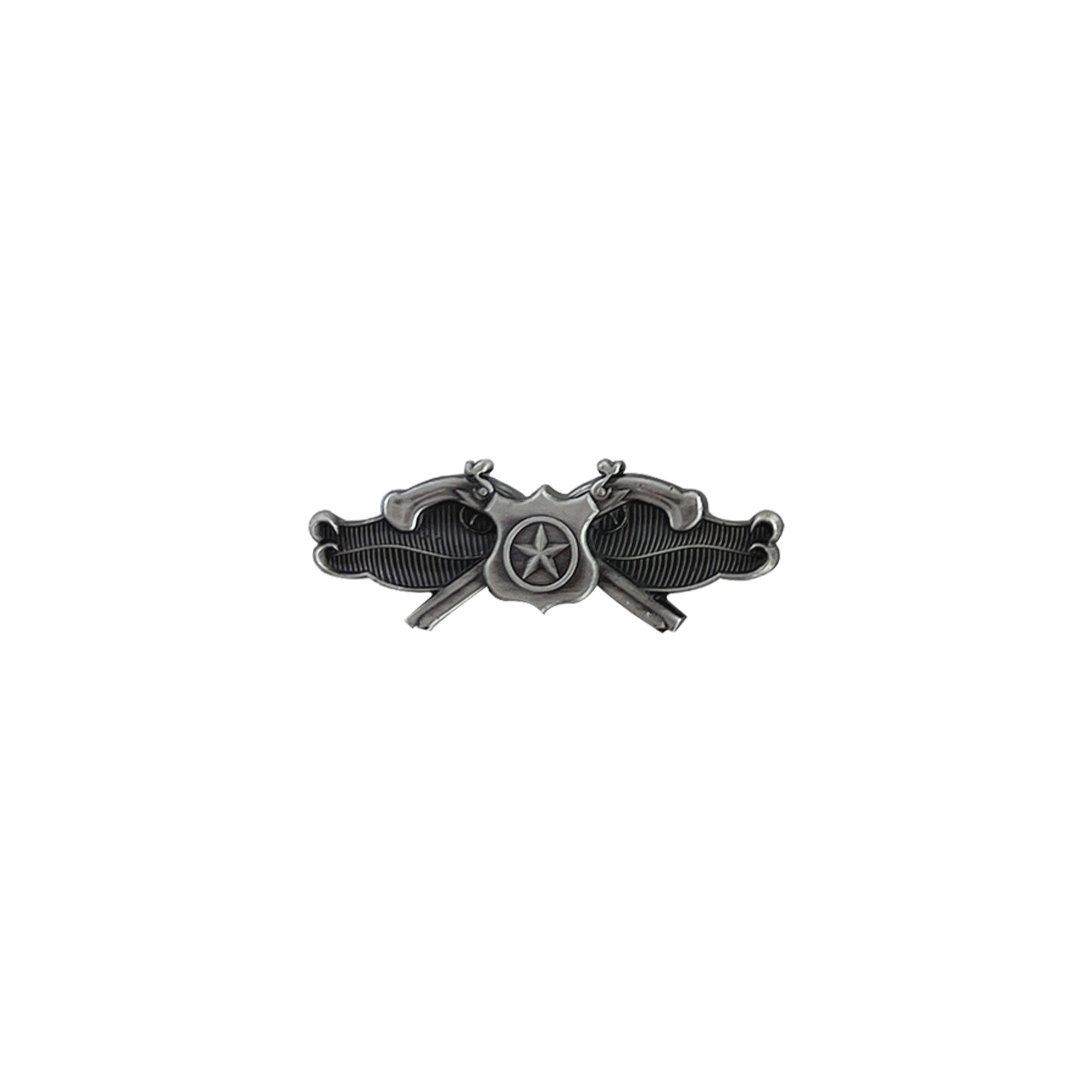 Picture of US Navy Badges Basic Security Forces Specialist: Miniature Size Oxidize