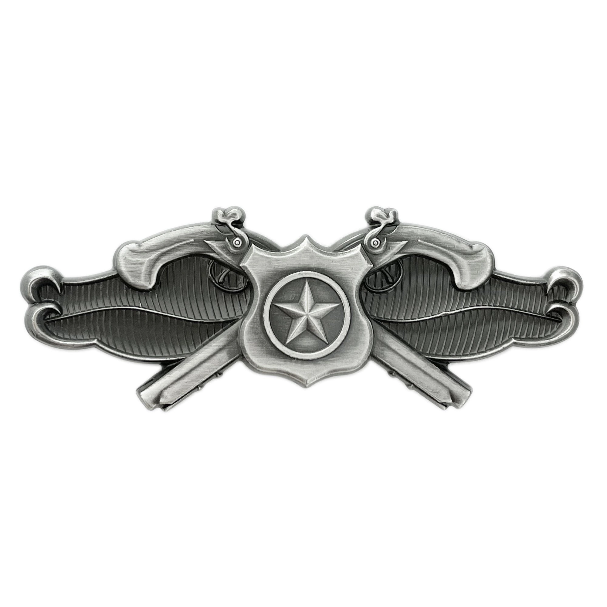 Picture of US Navy Badges Basic Security Forces Specialist: Regulation Size Oxidized