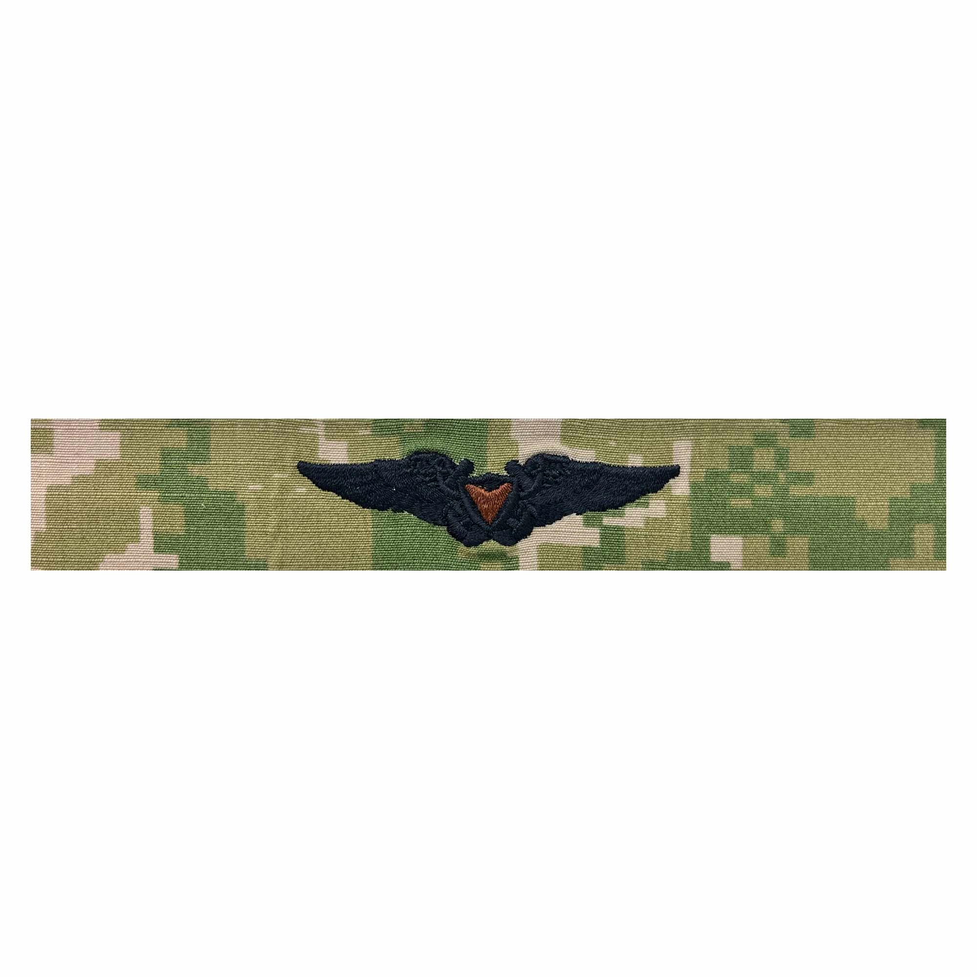 Picture of US Navy Badges Embroidered Aerial Vehicle Operator: Woodland Digital Nwuiii
