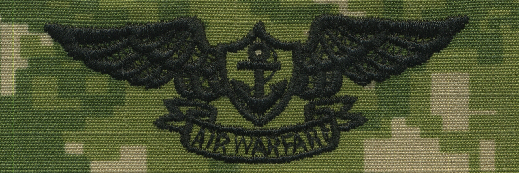 Picture of US Navy Badges Embroidered Aviation Warfare: Woodland Digital Nwuiii