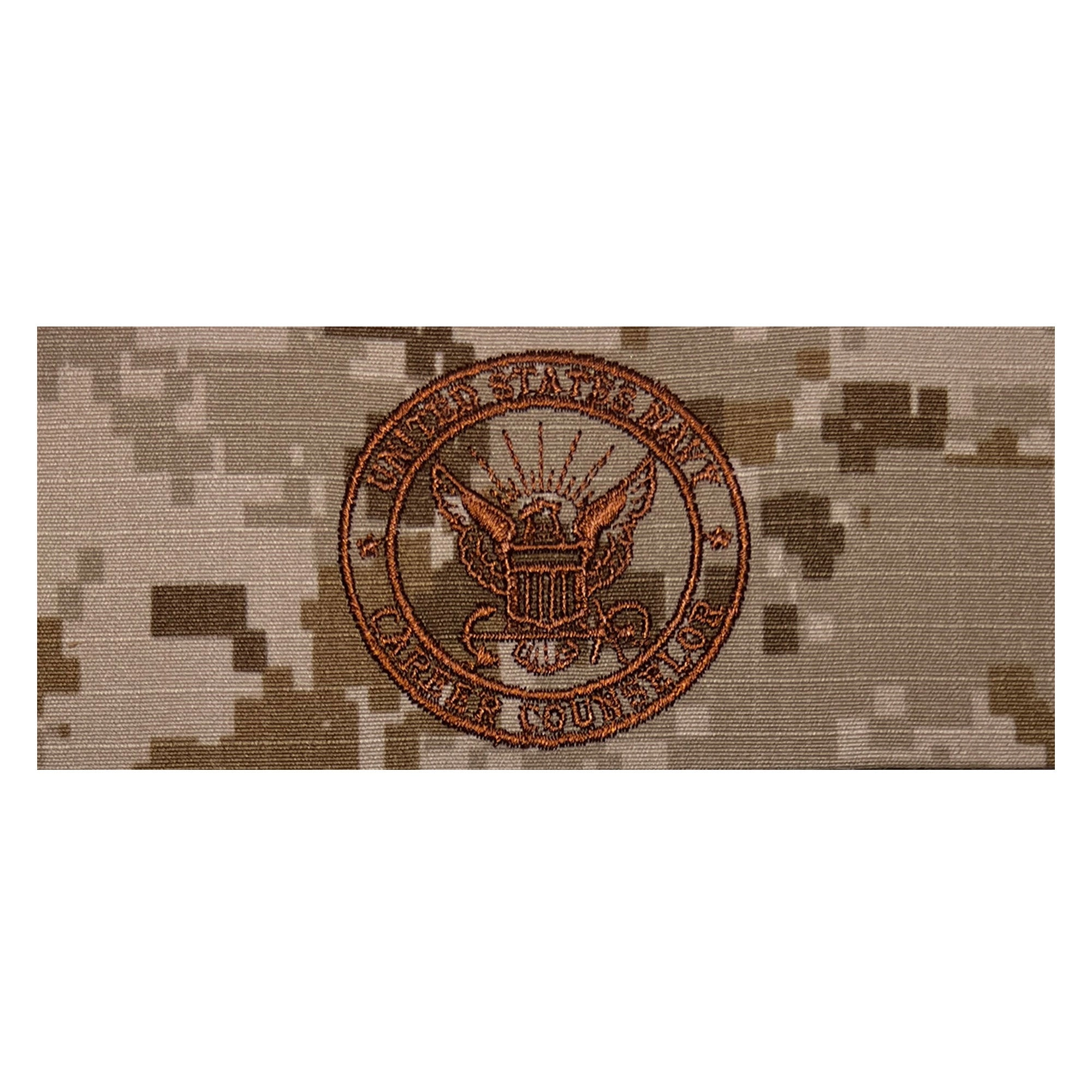 Picture of US Navy Badges Embroidered Career Counselor: Desert Digital