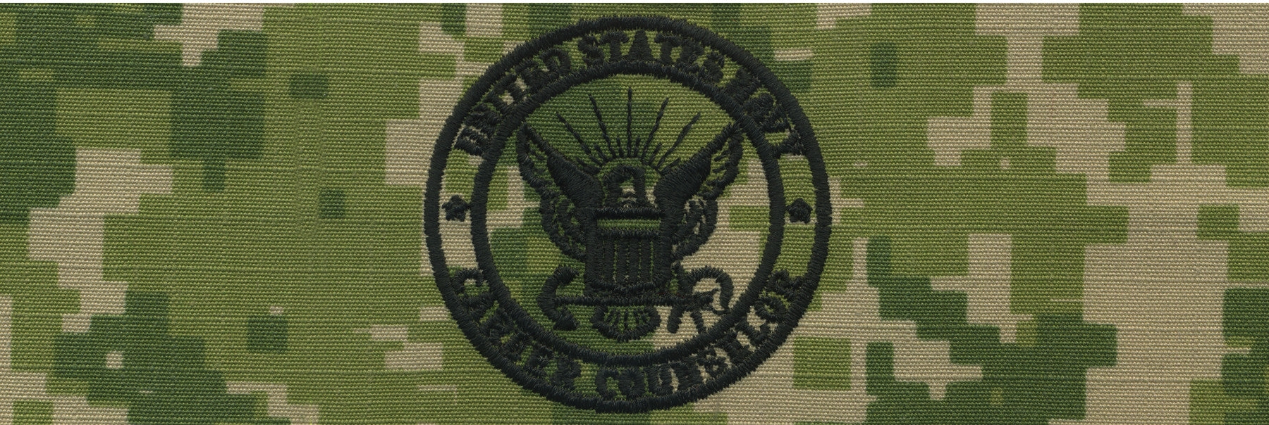 Picture of US Navy Badges Embroidered Career Counselor: Woodland Digital Nwuiii