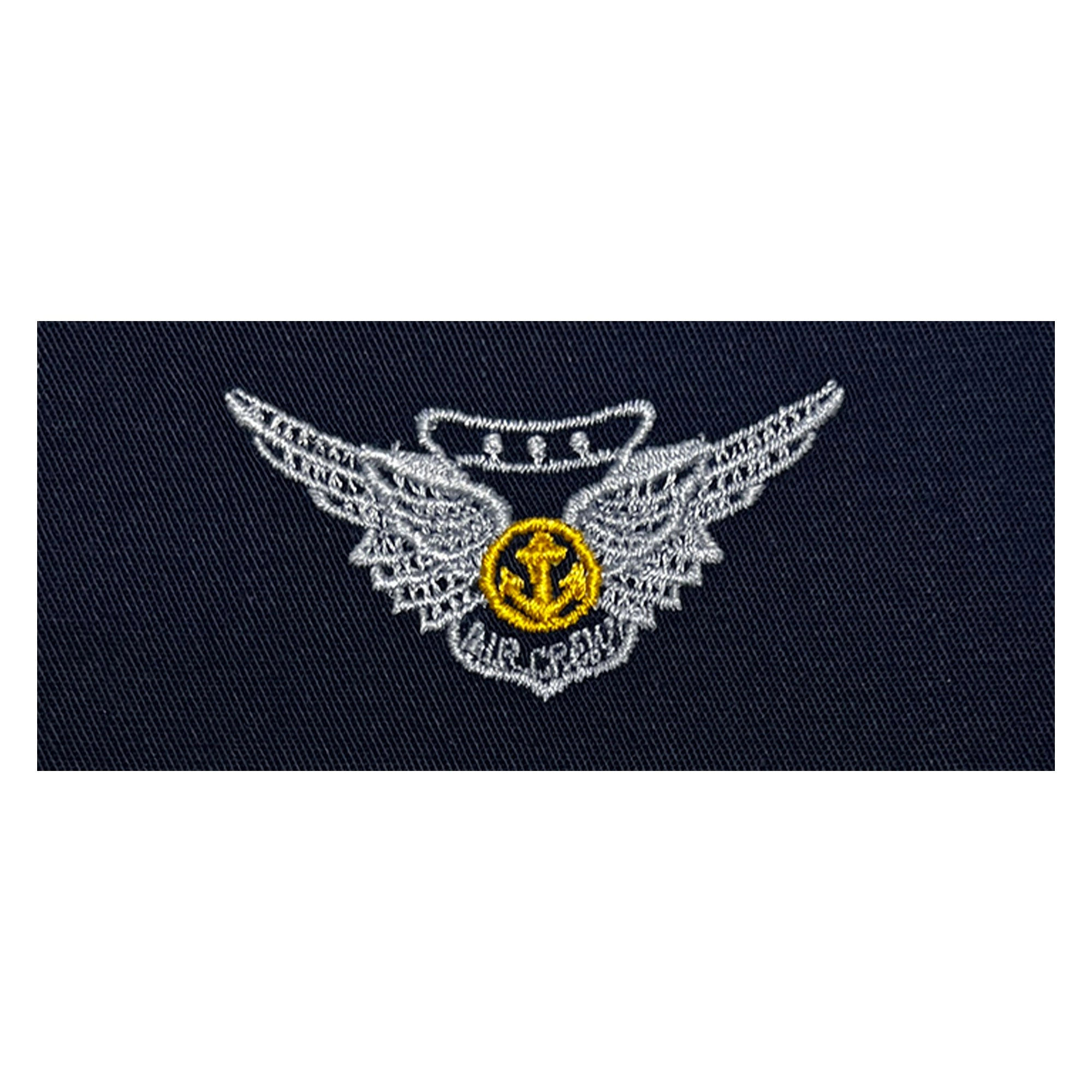 Picture of US Navy Badges Embroidered Combat Aircrew: Embroidered On Coverall