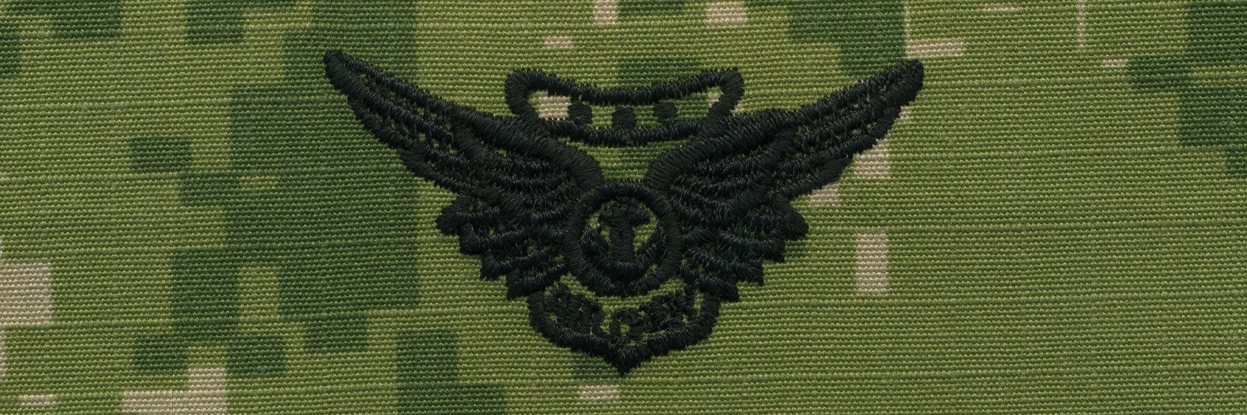 Picture of US Navy Badges Embroidered Combat Aircrew: Woodland Digital Nwuiii