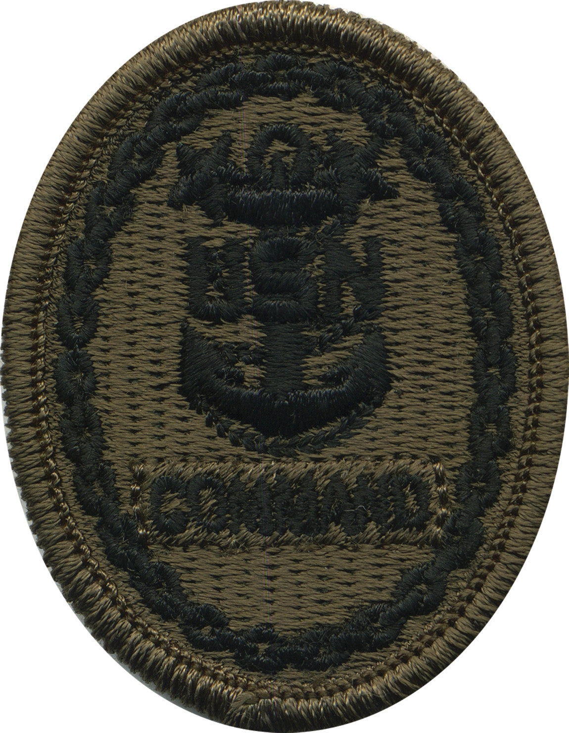 Picture of US Navy Badges Embroidered Command E-9: Woodland Digital