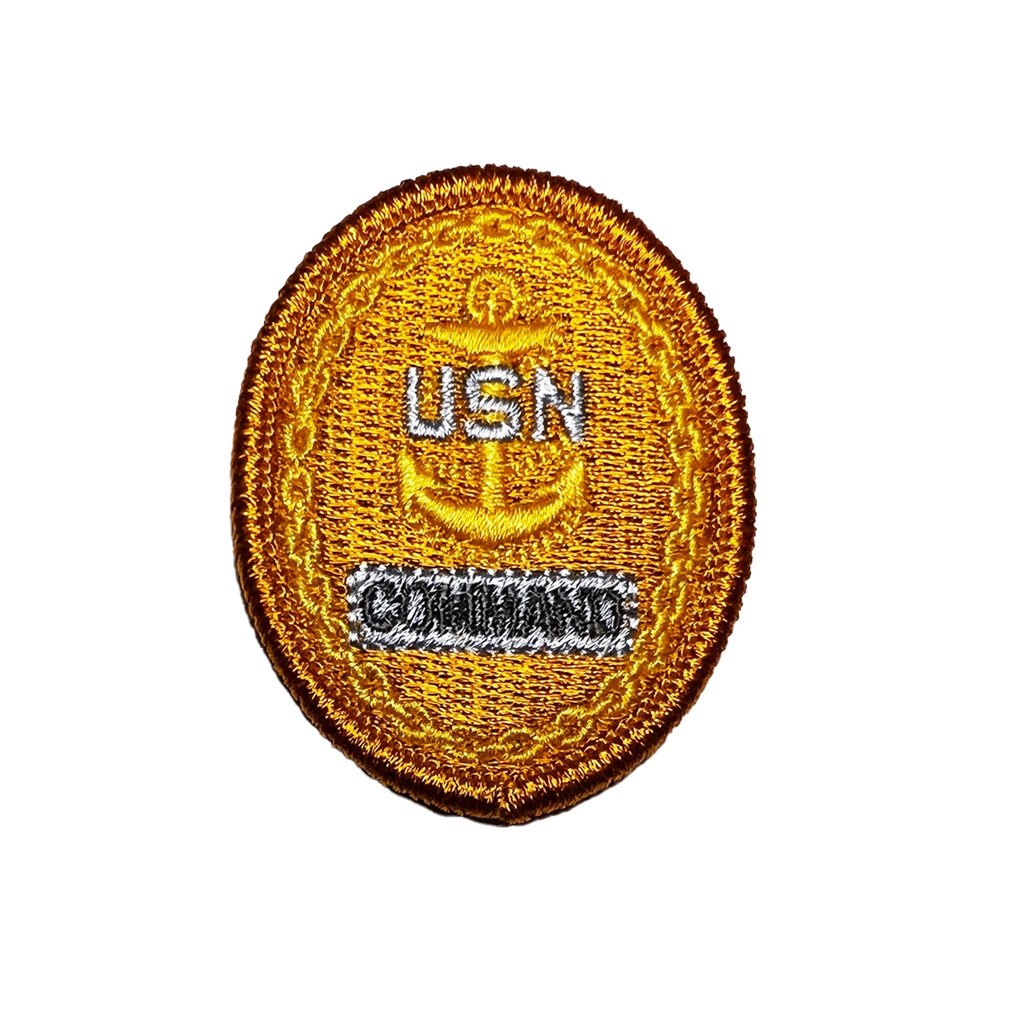Picture of US Navy Badges Embroidered E7 Command: Embroidered On Coverall