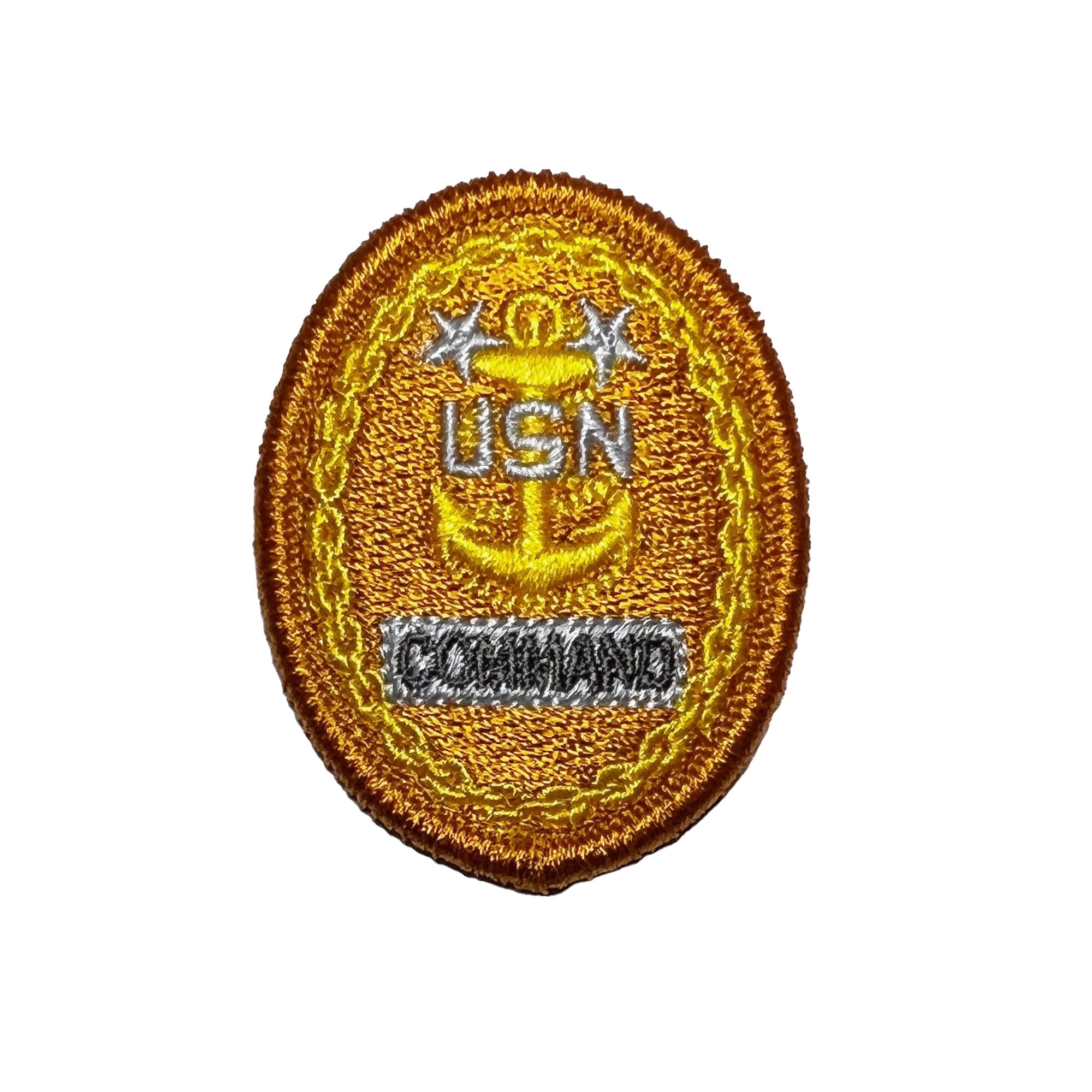 Picture of US Navy Badges Embroidered E9 Command: Embroidered On Coverall
