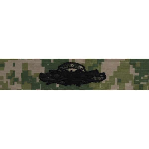 Picture of US Navy Badges Embroidered Expeditionary Warfare Supply Officer: Woodland Digital