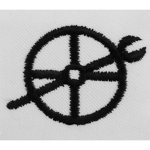 Picture of US Navy Badges Embroidered Fireman Apprentice: White Cnt