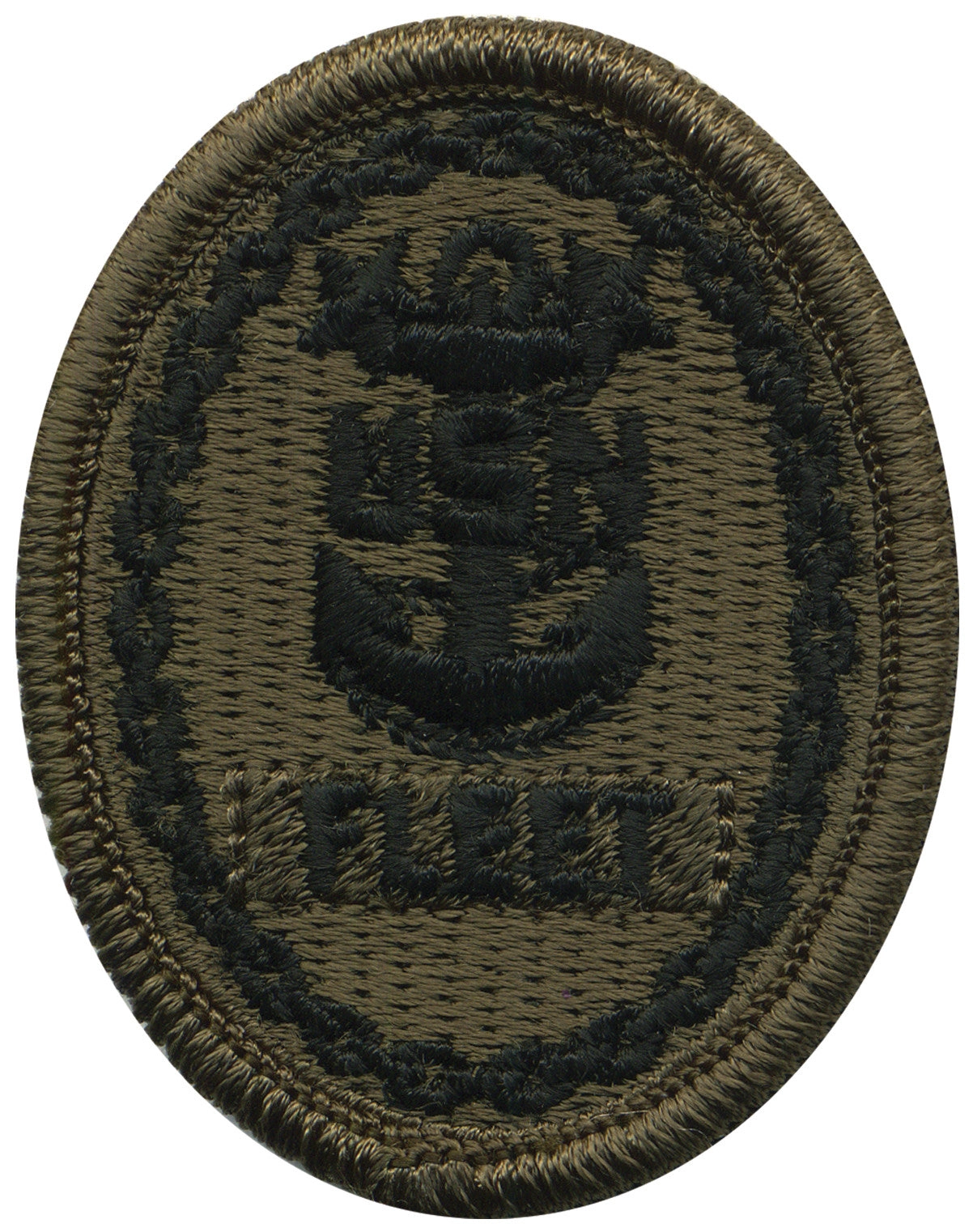 Picture of US Navy Badges Embroidered Fleet E-9: Woodland Digital