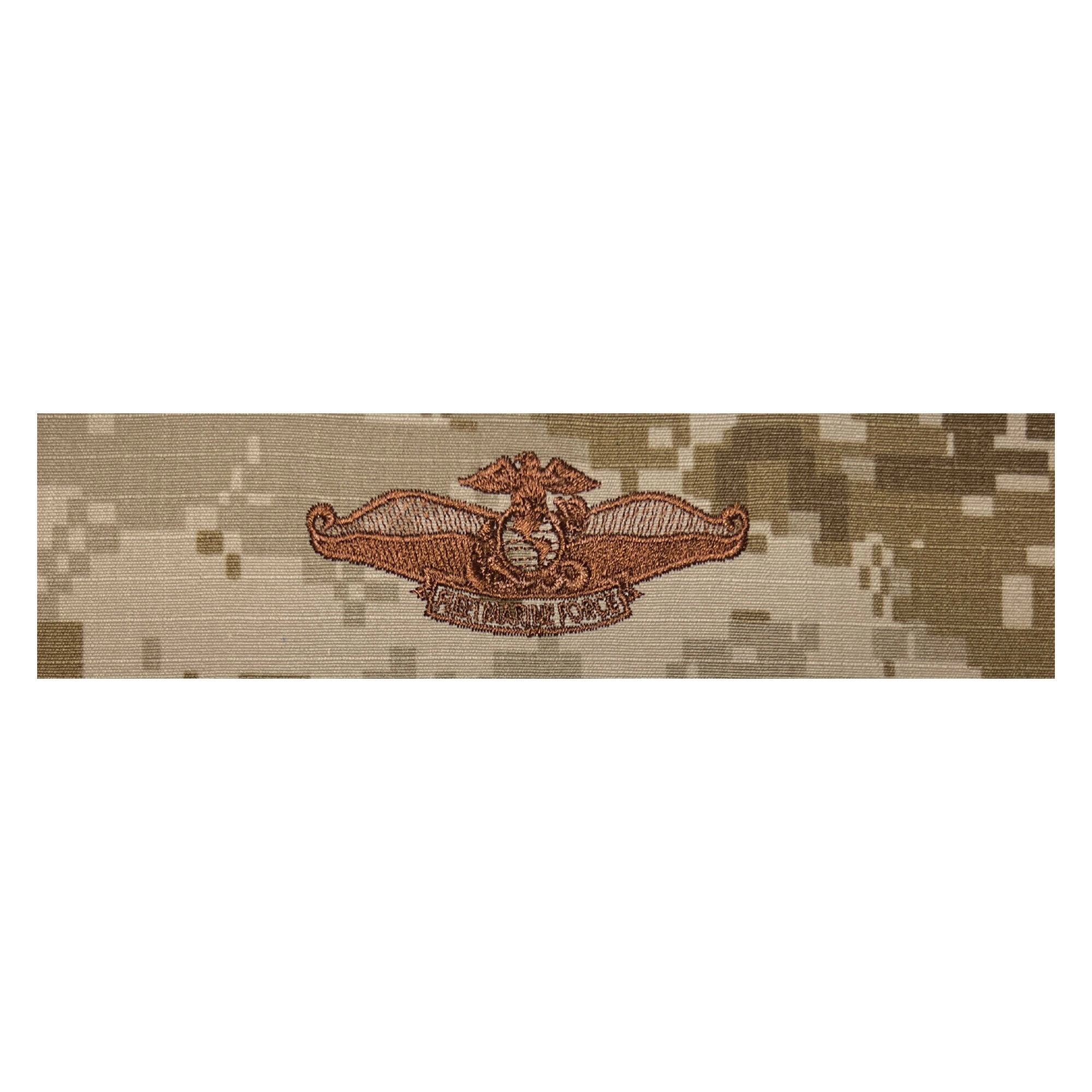 Picture of US Navy Badges Embroidered Fleet Marine Force Chaplain: Desert Digital