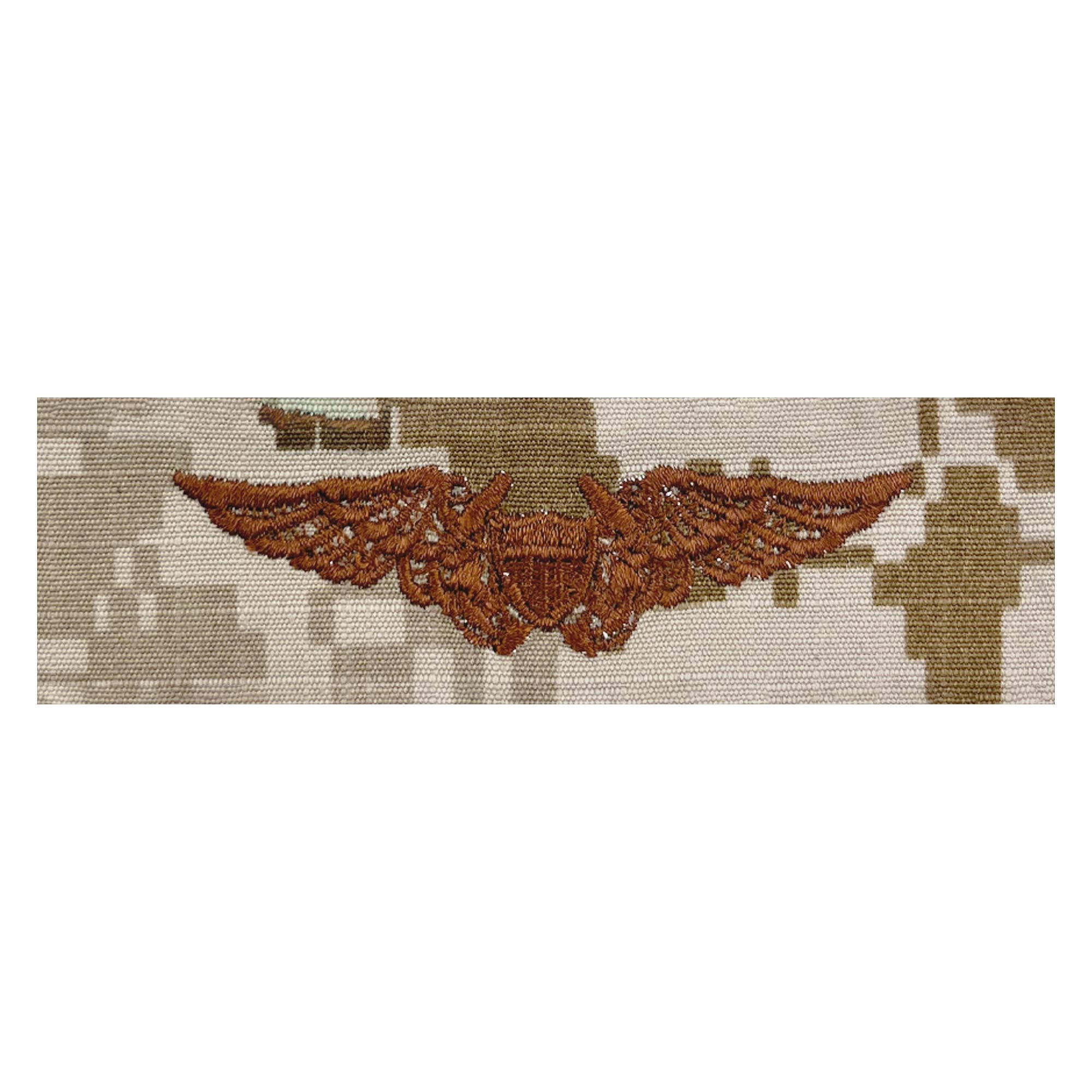 Picture of US Navy Badges Embroidered Naval Flight Officer: Desert Digital