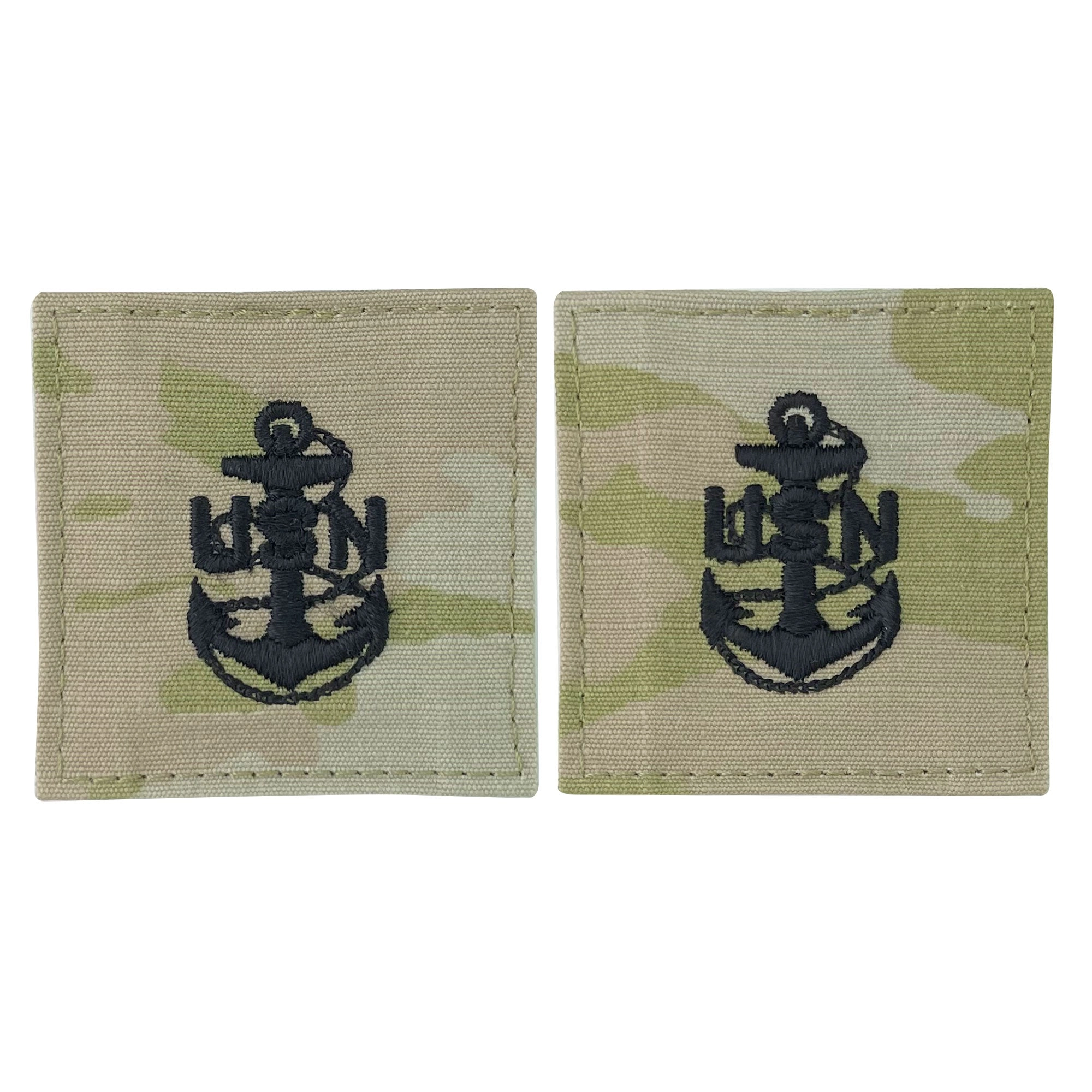 Picture of US Navy Badges Embroidered Ocp with Hooke7 Chief Petty Officer Cpo