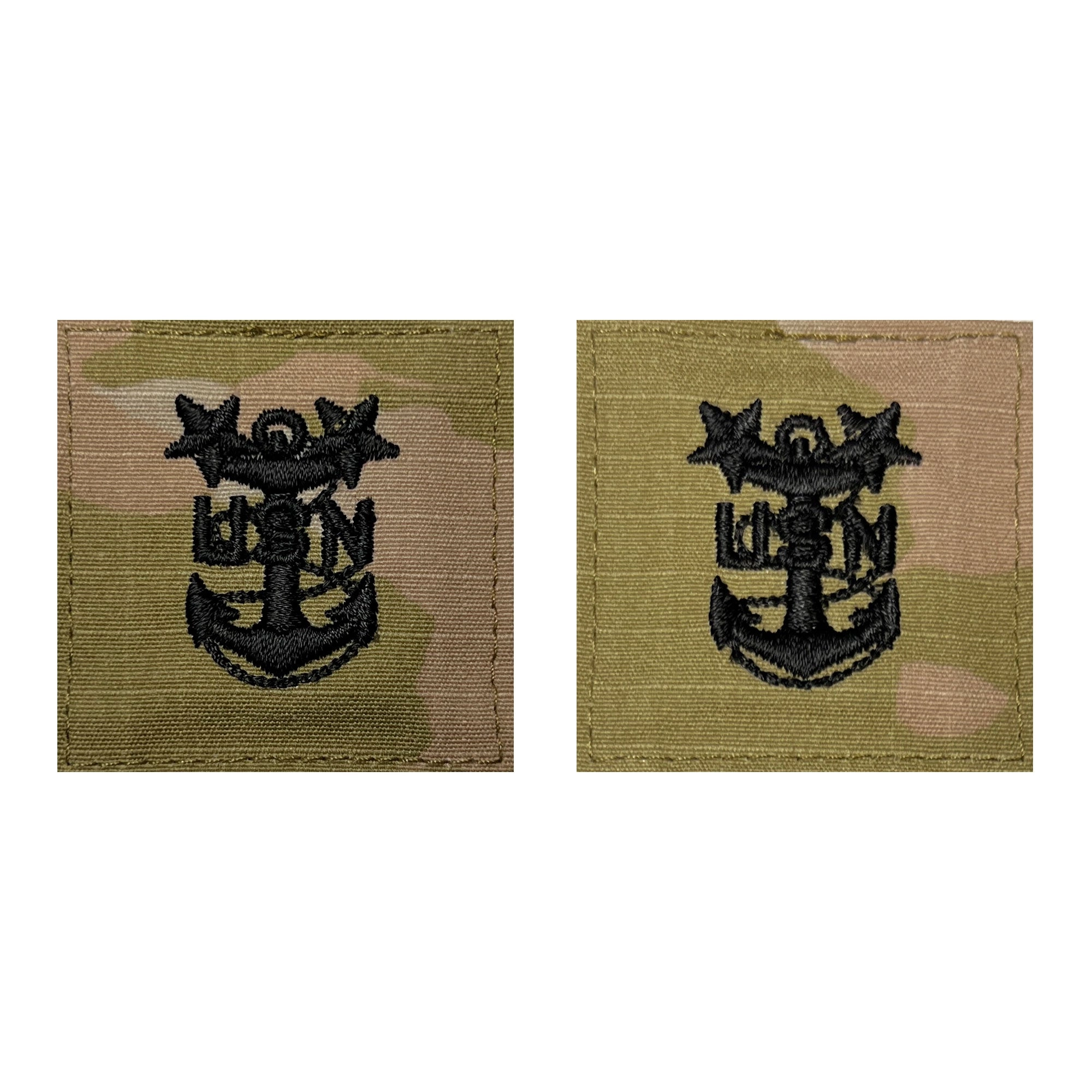 Picture of US Navy Badges Embroidered Ocp with Hooke9 Master Chief Petty Officer Mcpo
