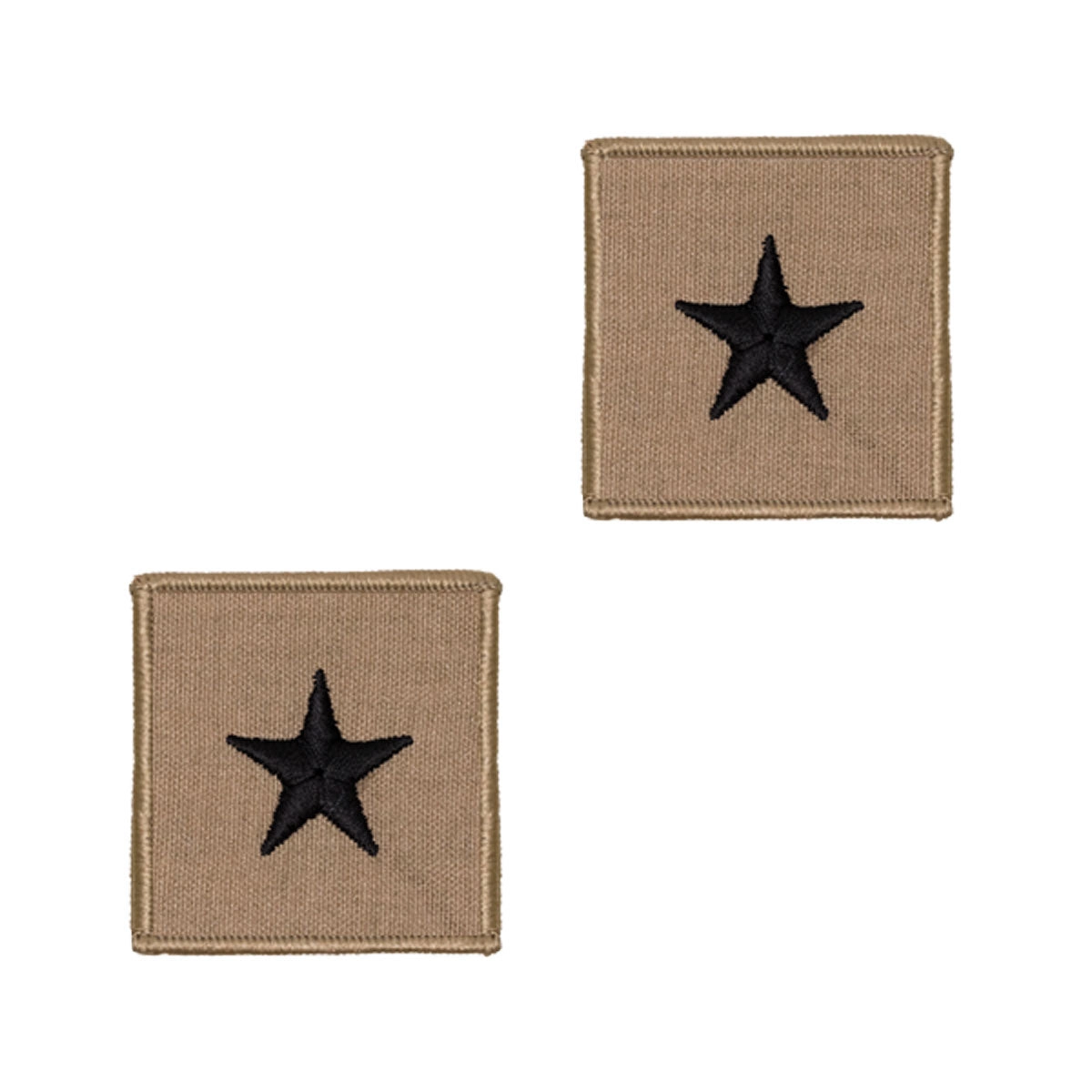 Picture of US Navy Badges Embroidered Rank 1 Starrear Admiral Lower: Desert