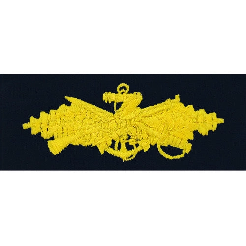 Picture of US Navy Badges Embroidered Seabee Combat Warfare Officer: Coverall