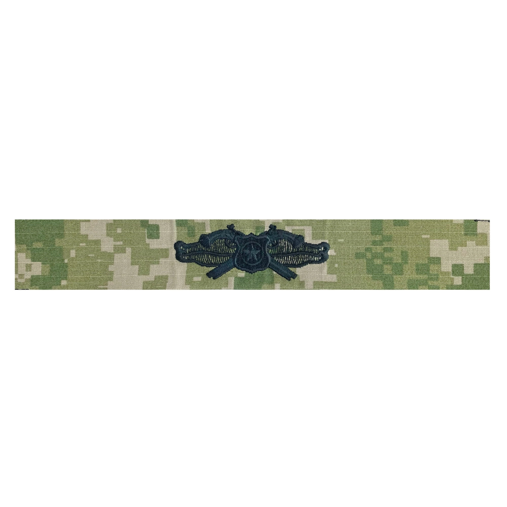 Picture of US Navy Badges Embroidered Security Forces Basic Specialist: Woodland Digital